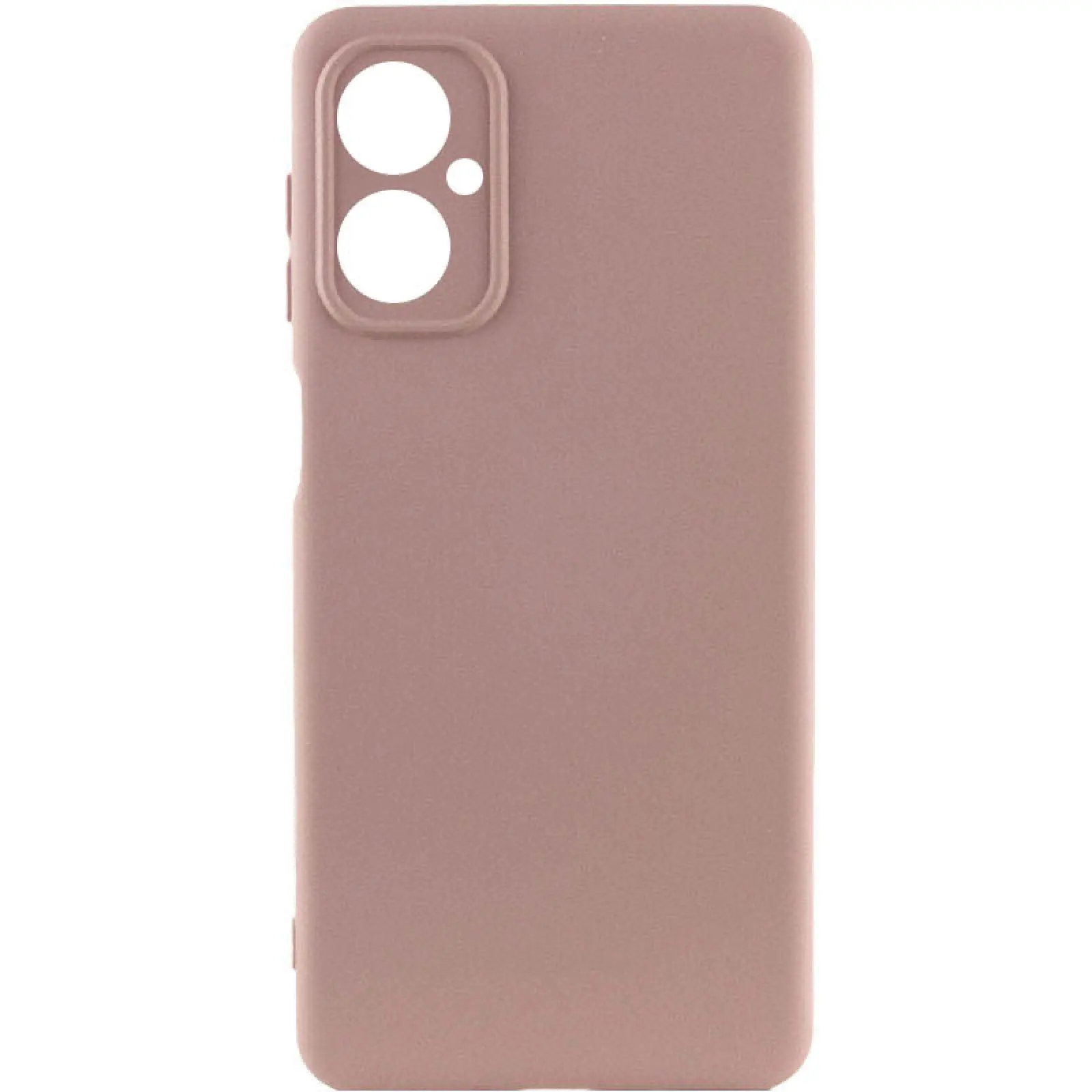 Чохол Silicone Cover (AA) для Motorola Moto G55 5G, Рожевий / Pink Sand, TPU (термополіуретан)