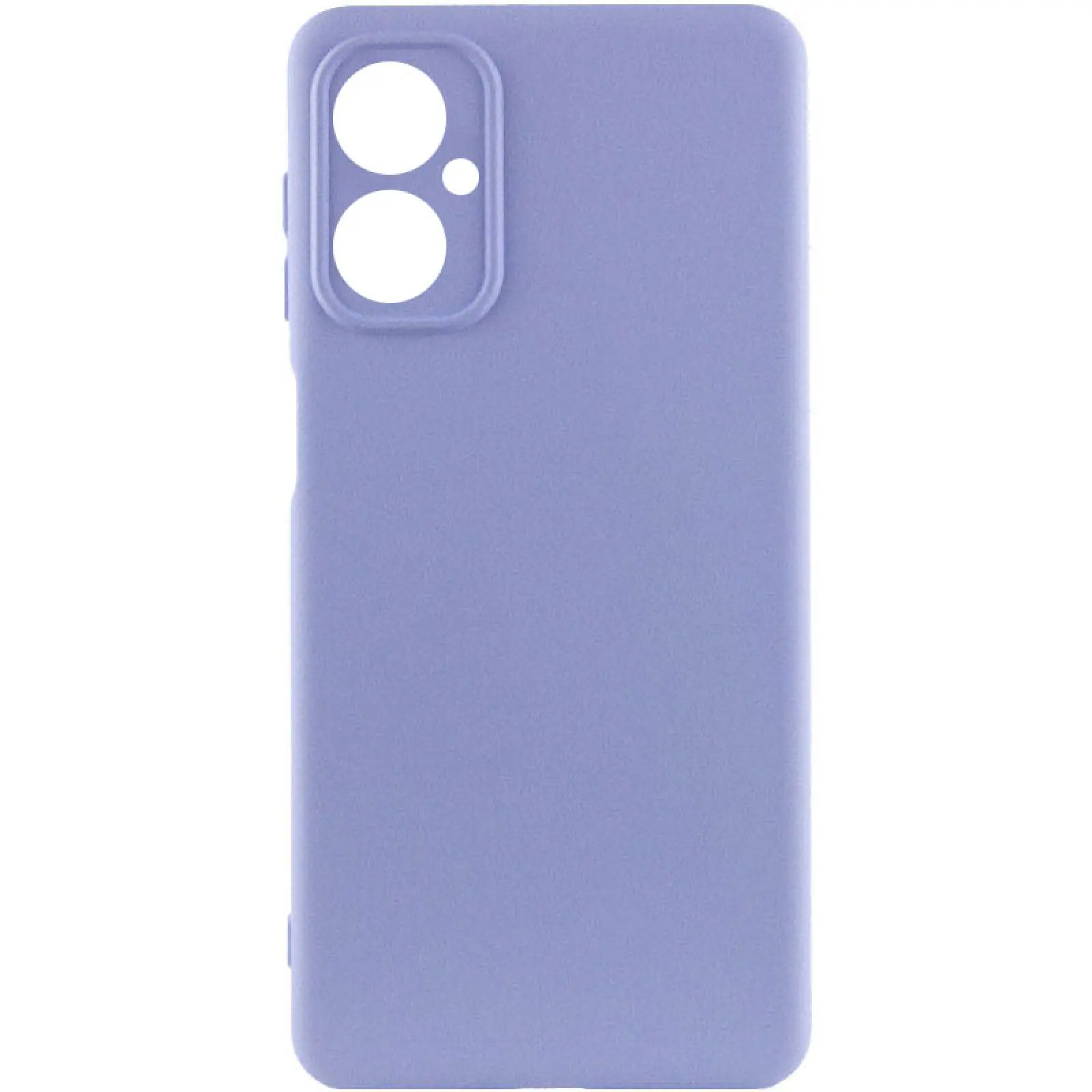 Чохол Silicone Cover (AA) для Motorola Moto G55 5G, Бузковий / Dasheen, TPU (термополіуретан)
