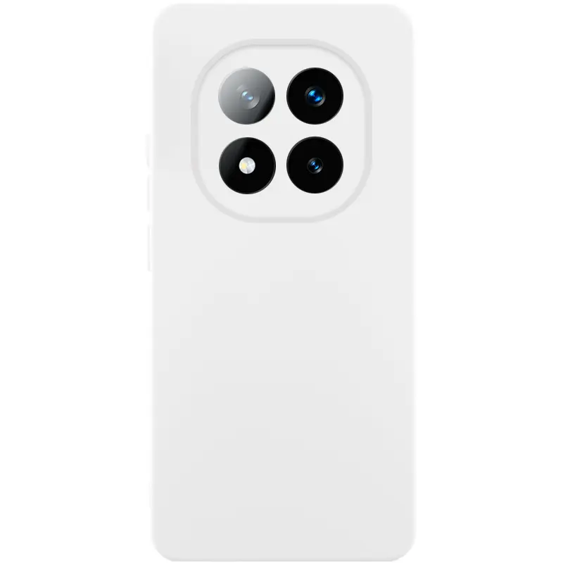 Etui Silicone Cover do Xiaomi Redmi Note 14 Pro 4G, Biały / White, TPU (termopoliuretan)