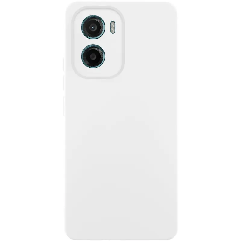 Чохол Silicone Cover (AA) для Motorola Moto G05, Білий / White, TPU (термополіуретан)