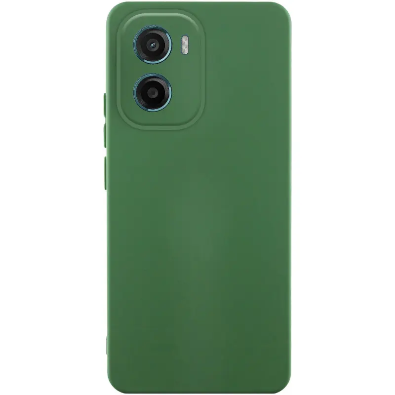 Чохол Silicone Cover (AA) для Motorola Moto G05, Зелений / Dark green, TPU (термополіуретан)