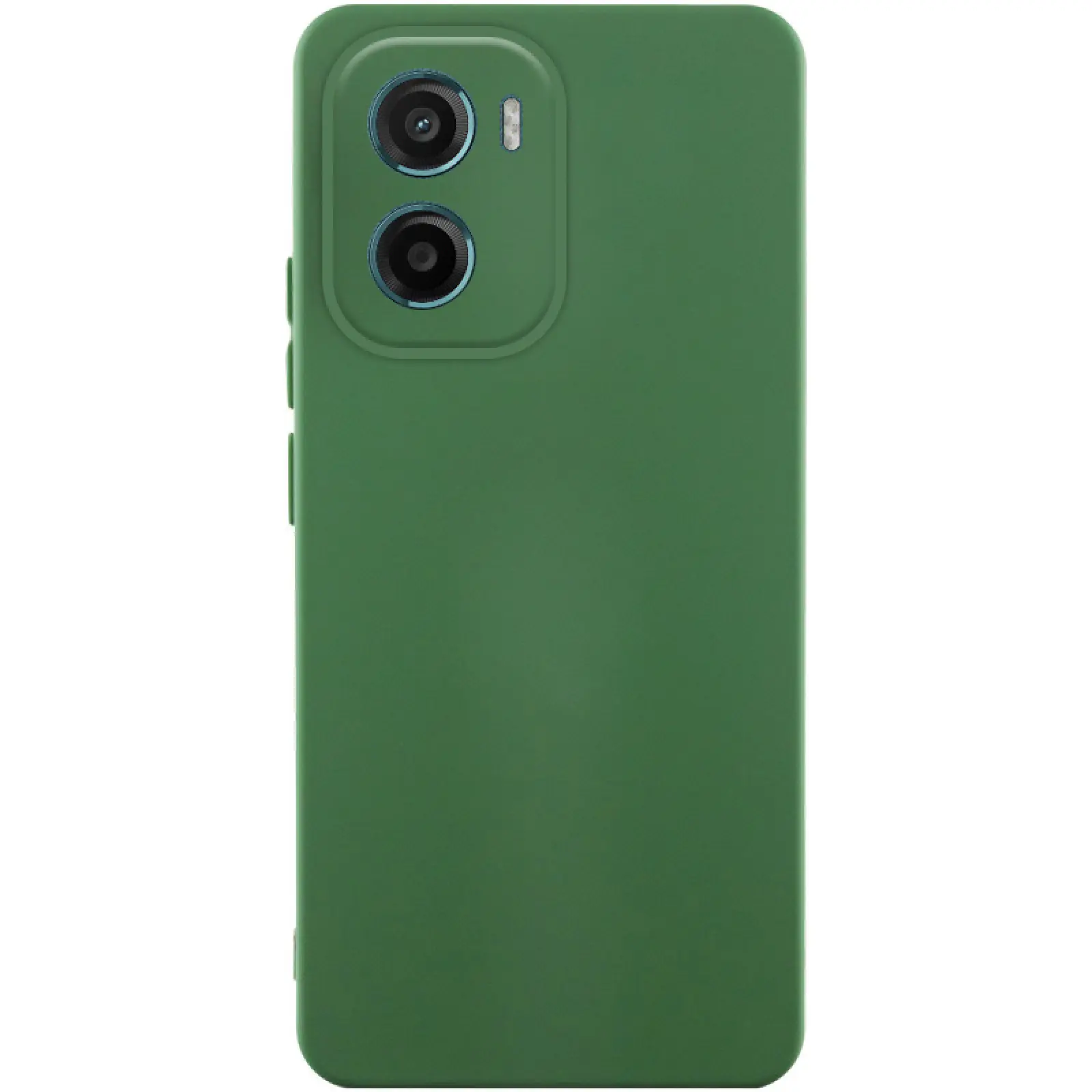 Чохол Silicone Cover (AA) для Motorola Moto G05, Зелений / Dark green, TPU (термополіуретан)