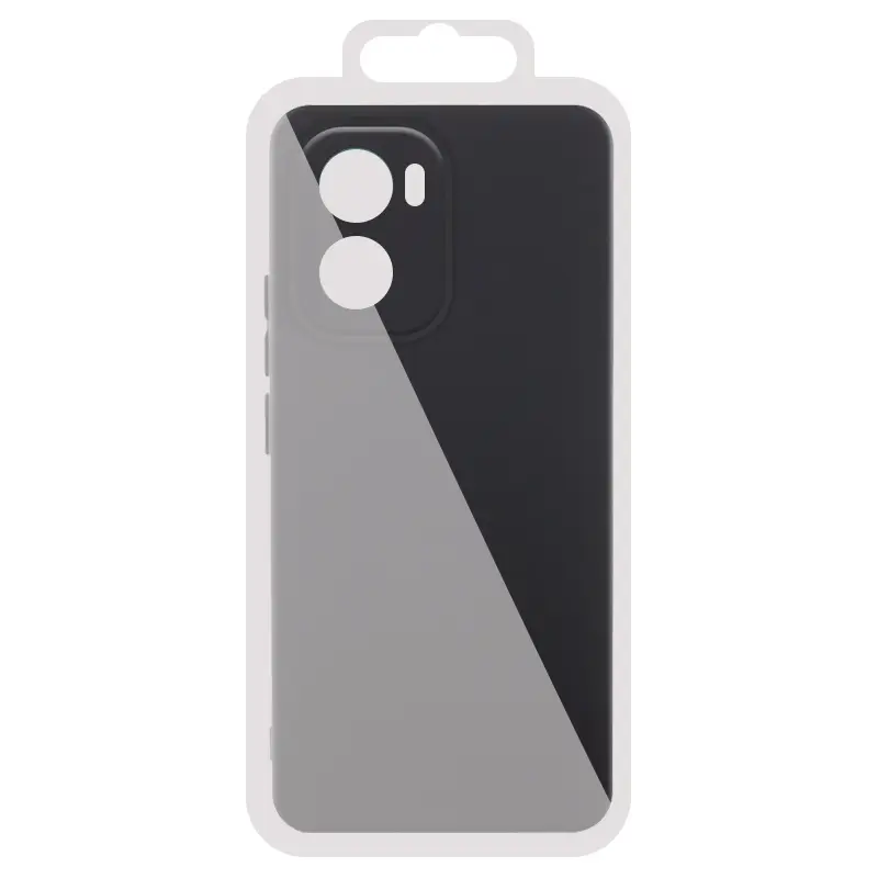 Чохол Silicone Cover (AA) для Motorola Moto G05, Чорний / Black 1, TPU (термополіуретан)