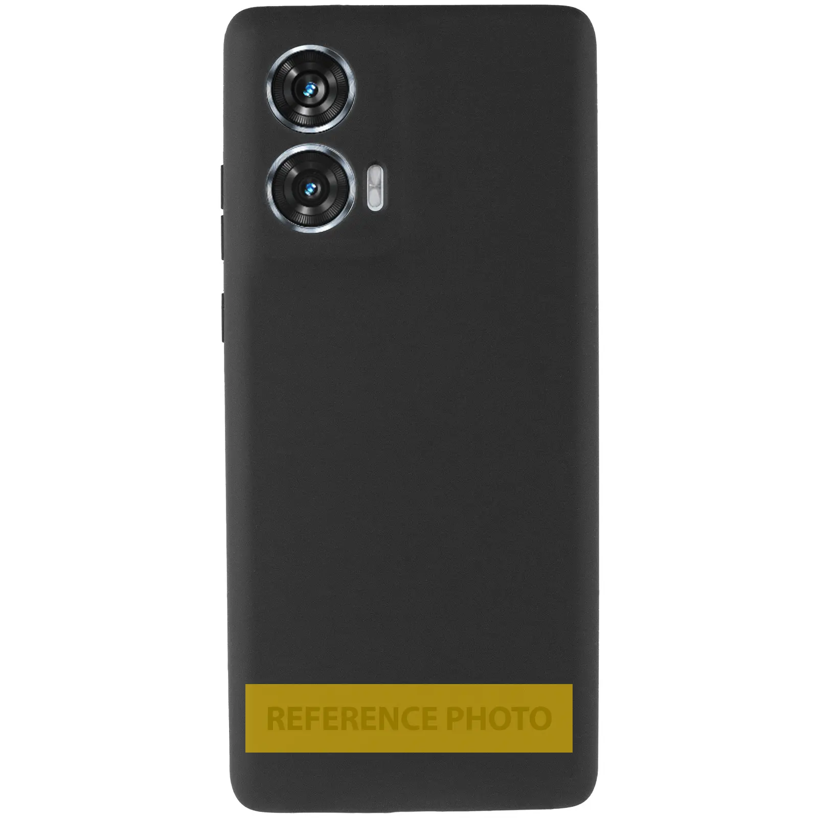 Etui Silicone Cover do Motorola Edge 50 Neo, Czarny / Black 1, TPU (termopoliuretan)