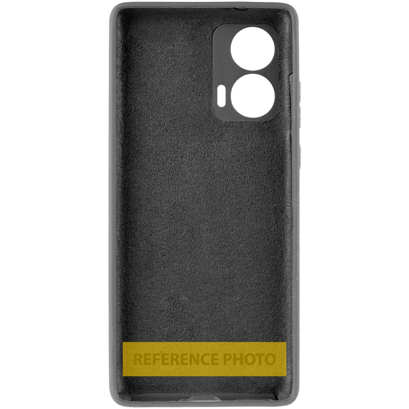 Etui Silicone Cover do Motorola Edge 50 Neo, Czarny / Black 2, TPU (termopoliuretan)