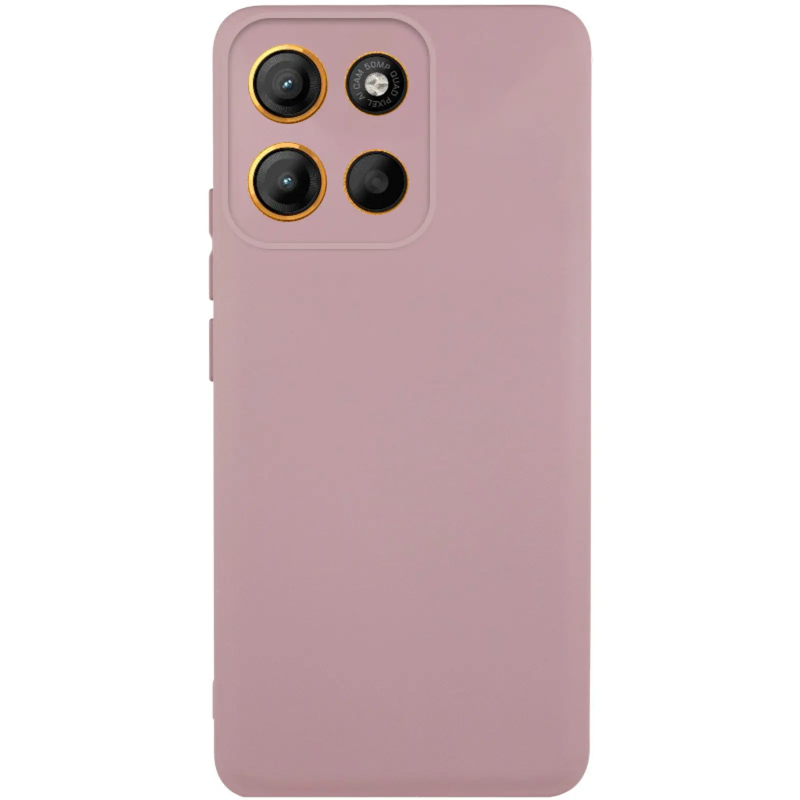 Etui Silicone Cover do Motorola Moto G15 4G, Różowy / Pink Sand, TPU (termopoliuretan)