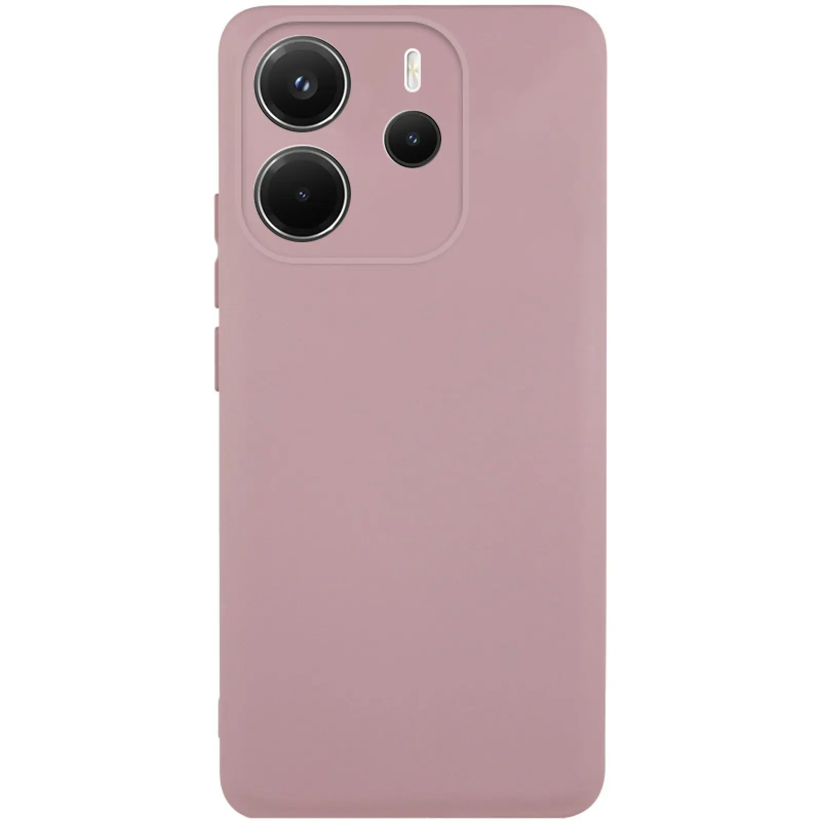 Etui Silicone Cover do Xiaomi Redmi Note 14 4G (Europe version), Różowy / Pink Sand, TPU (termopoliuretan)