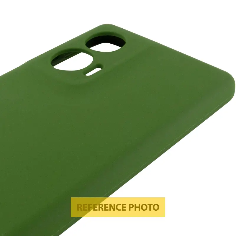 Case Silicone Cover for Motorola Edge 60 / 60 Fusion, Green / Dark green 2, TPU (thermopolyurethane)