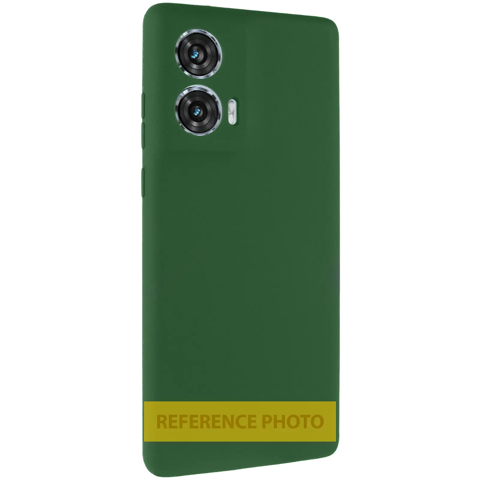 Etui Silicone Cover do Motorola Moto G56 5G, Zielony / Dark green, TPU (termopoliuretan)