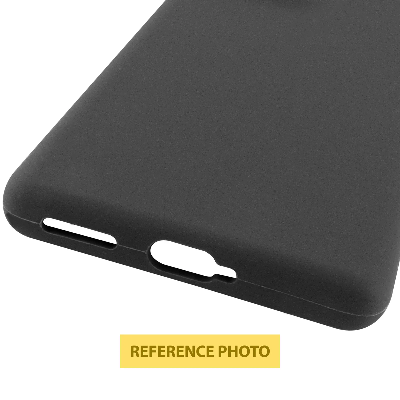 Etui Silicone Cover do Motorola Moto G56 5G, Czarny / Black 4, TPU (termopoliuretan)