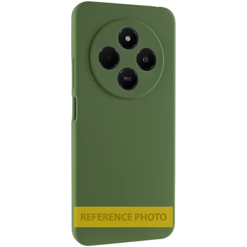 Чохол Silicone Cover (AA) для Xiaomi Redmi 15 (EU), Зелений / Dark green, TPU (термополіуретан)