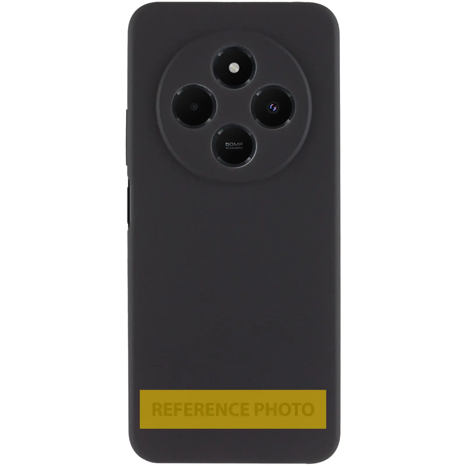 Чохол Silicone Cover (AA) для Xiaomi Redmi 15 (EU), Чорний / Black 1, TPU (термополіуретан)