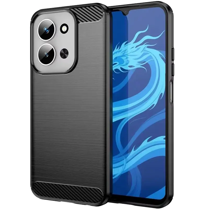 Etui TPU Carbon do Xiaomi Redmi 15C (EU), Black, TPU
