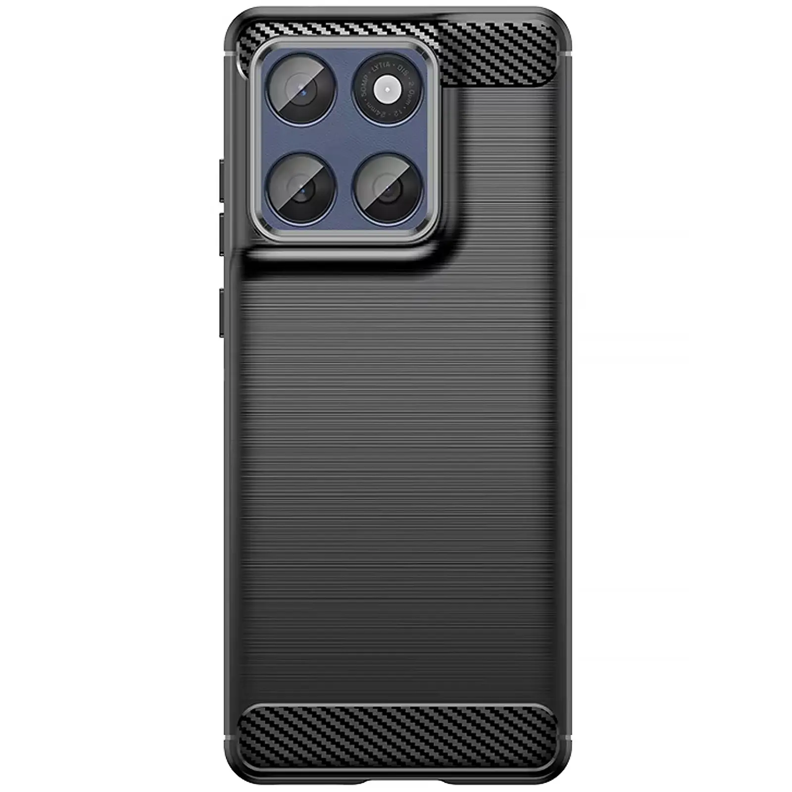 Etui TPU Carbon do Motorola Edge 60 Fusion / Edge 60 5G, Black 1, TPU