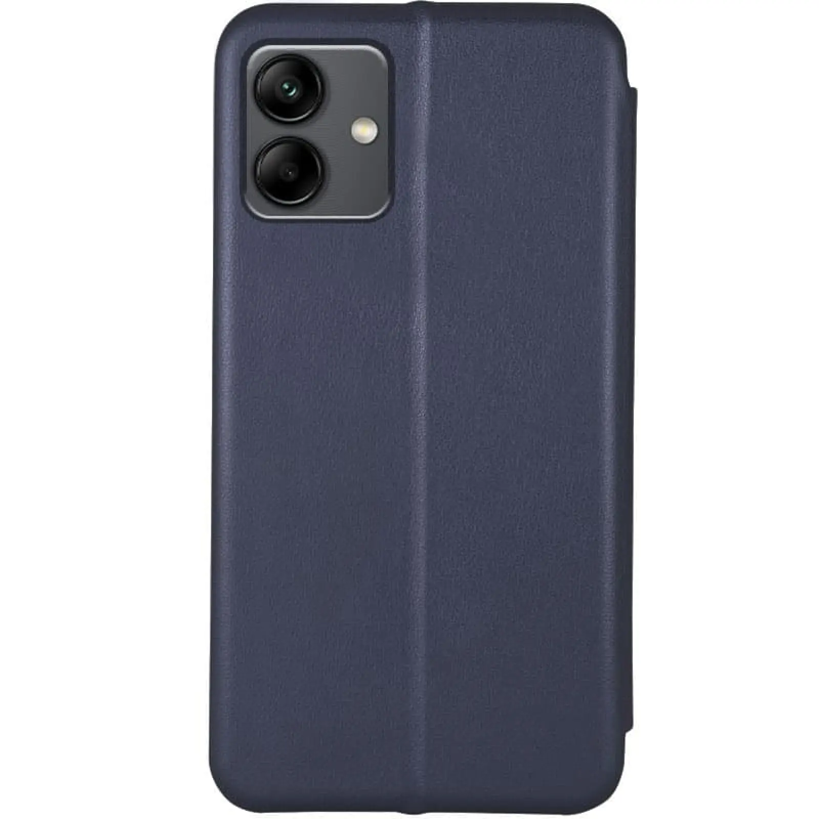 Leather book case Classy for Samsung Galaxy A06, Dark-blue 1, Faux leather