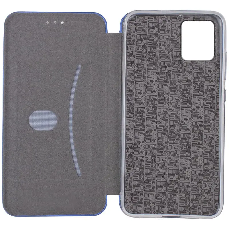 Leather book case Classy for Samsung Galaxy A06, Blue 2, Faux leather