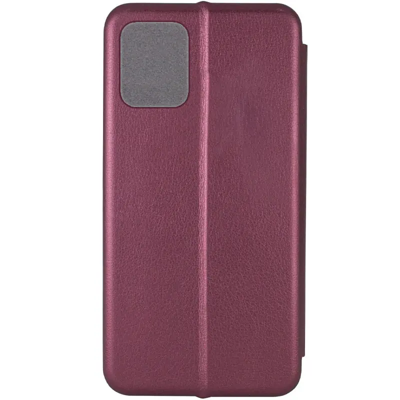 Leather book case Classy for Samsung Galaxy A06, Bordeaux 1, Faux leather