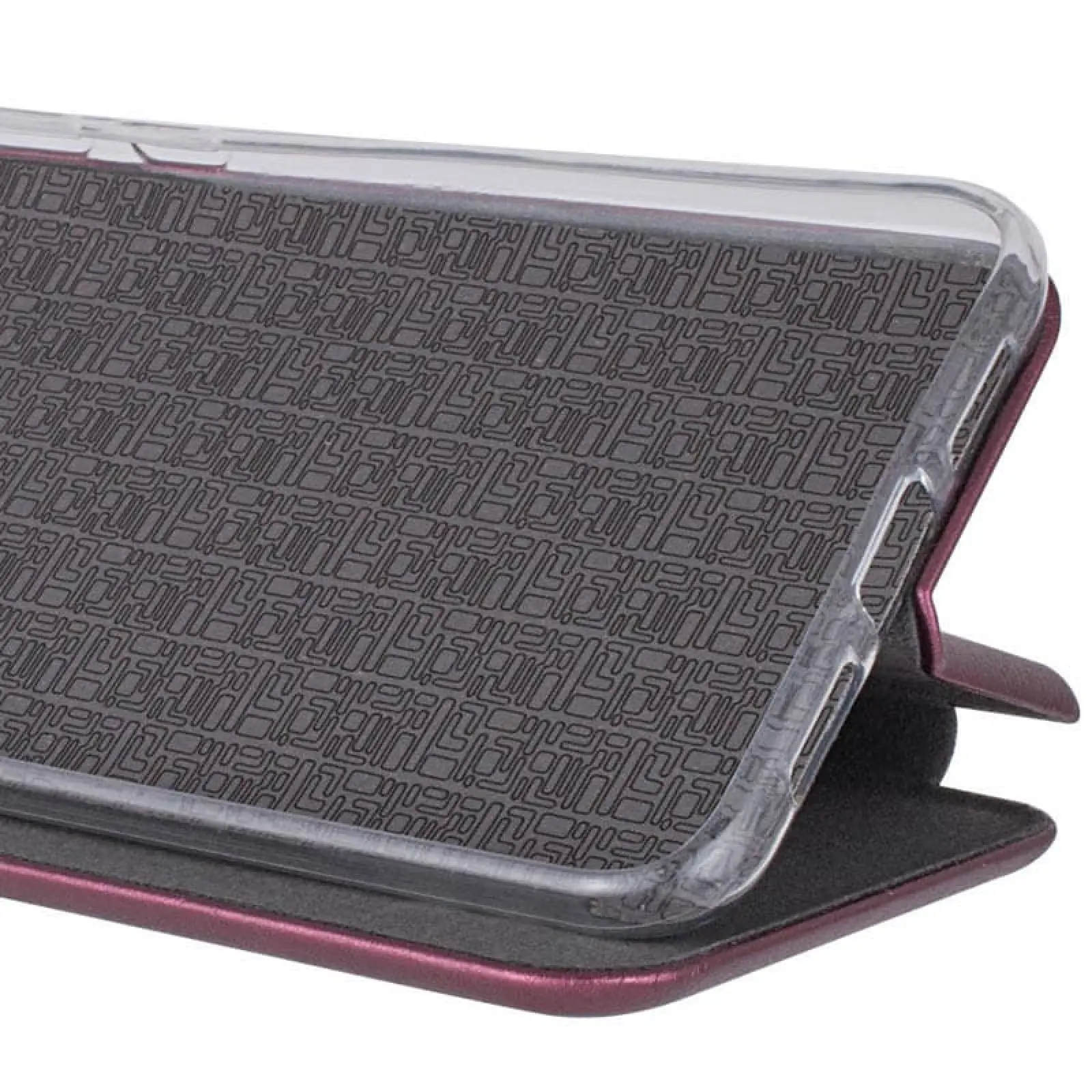 Etui książka Classy do Samsung Galaxy A16 4G/5G, Bordeaux 3, Sztuczna skóra