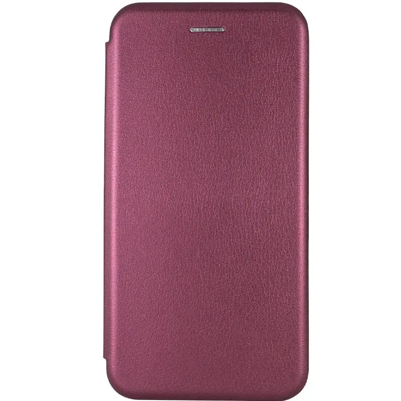 Leather book case Classy for Samsung Galaxy S25 / S24, Bordeaux, Faux leather