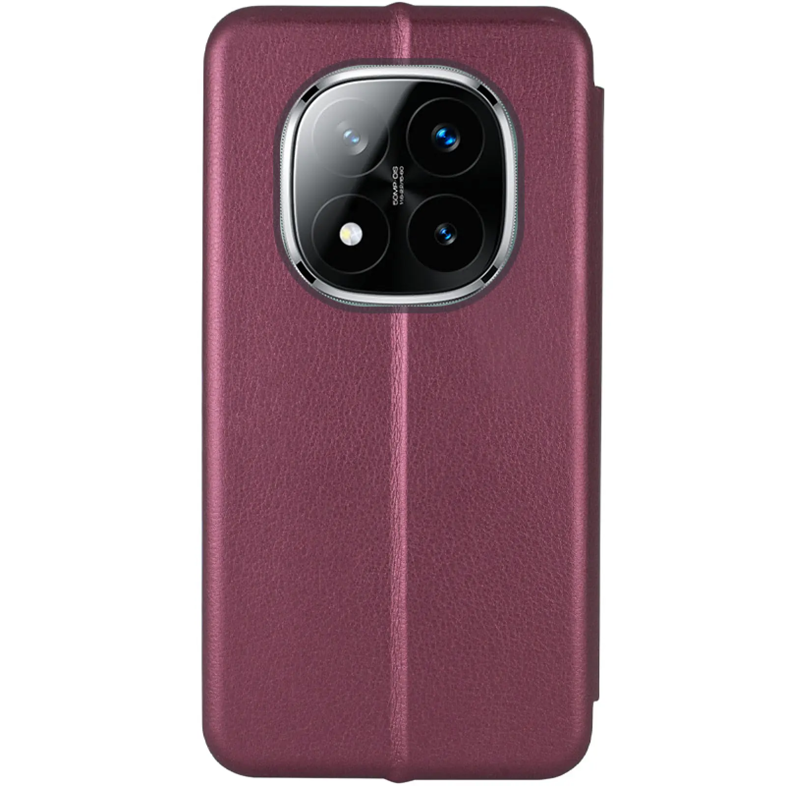 Leather book case Classy for Xiaomi Redmi Note 14 Pro 4G, Bordeaux 1, Faux leather