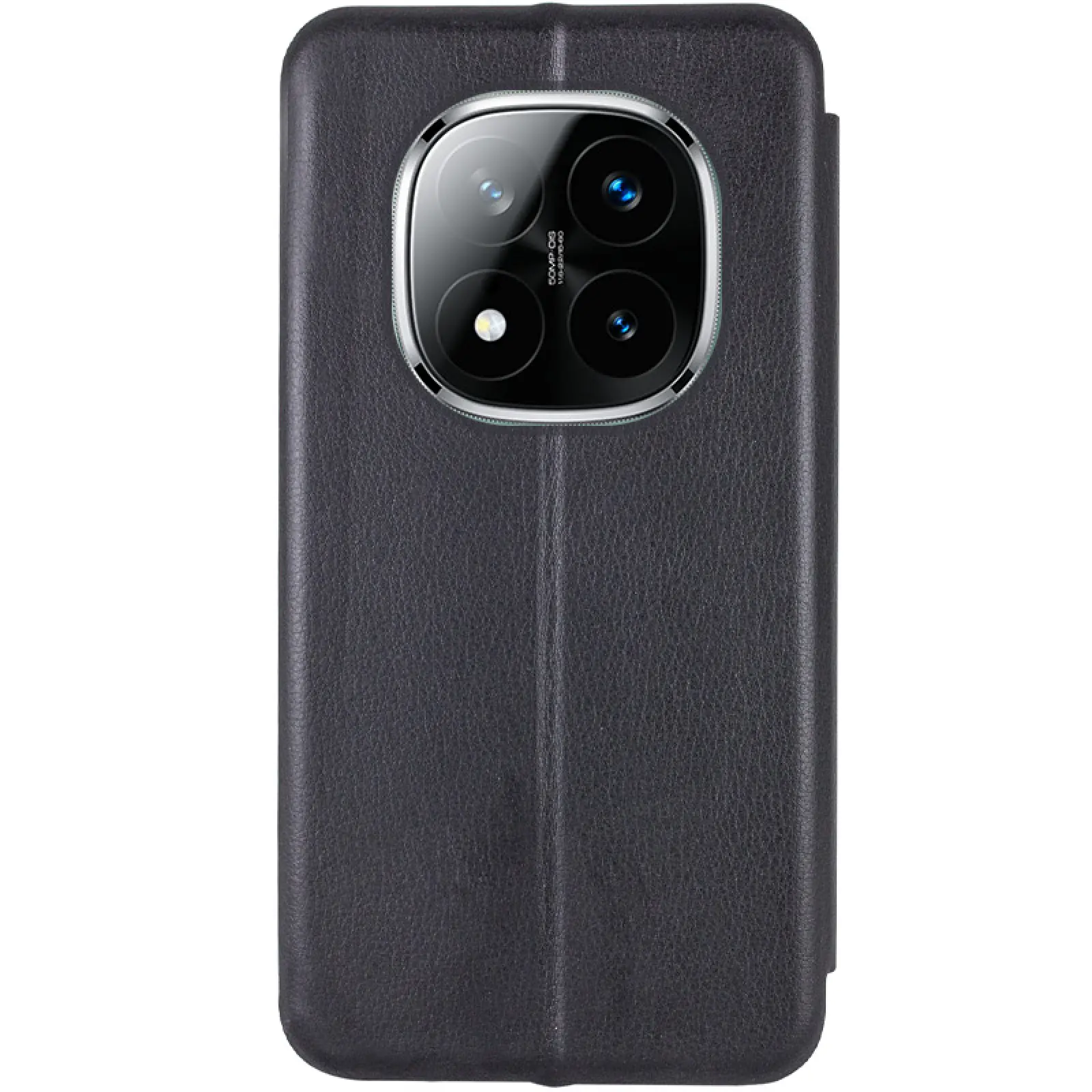 Leather book case Classy for Xiaomi Redmi Note 14 Pro 4G, Black 2, Faux leather