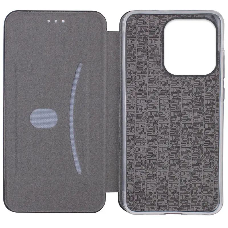 Шкіряний чохол-книжка Classy для Xiaomi Redmi Note 14 4G (Europe version), Чорний 2, Штучна шкіра