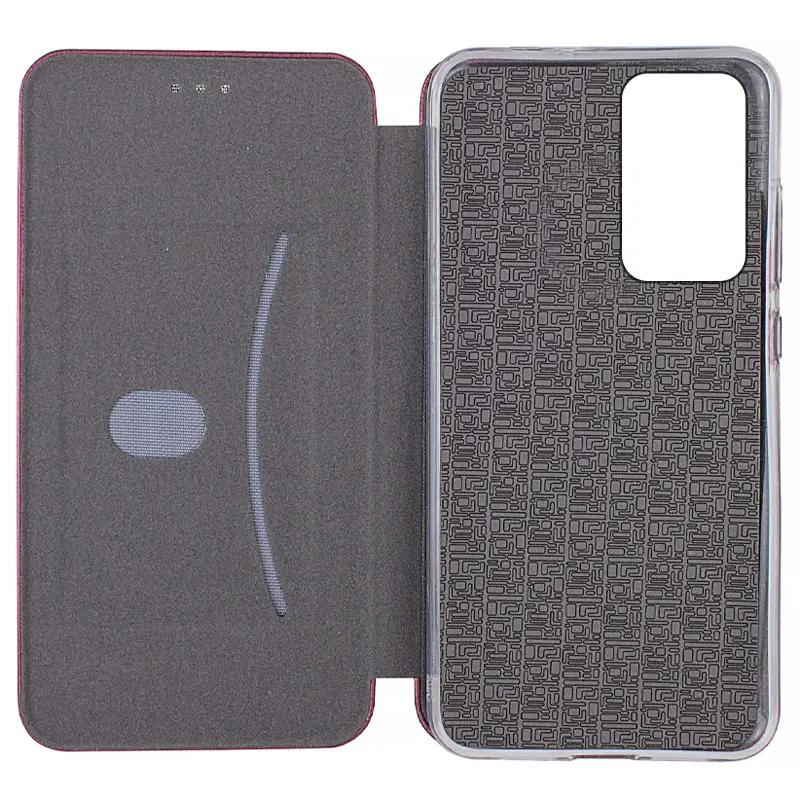 Etui książka Classy do Samsung Galaxy A17 4G/5G, Bordeaux 2, Sztuczna skóra