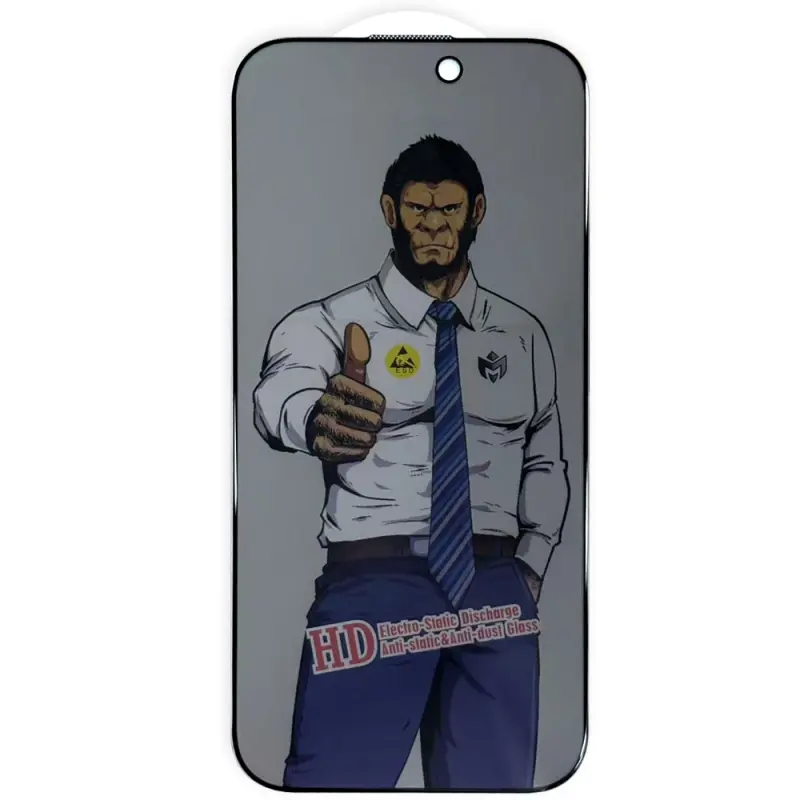 Ochronne szkło 5D Privacy do Apple iPhone 17 / 16 Pro (6.3"), Szkło hartowane