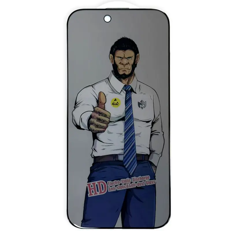 Ochronne szkło 5D Privacy do Apple iPhone 17 Air (6.5"), Black, Szkło hartowane