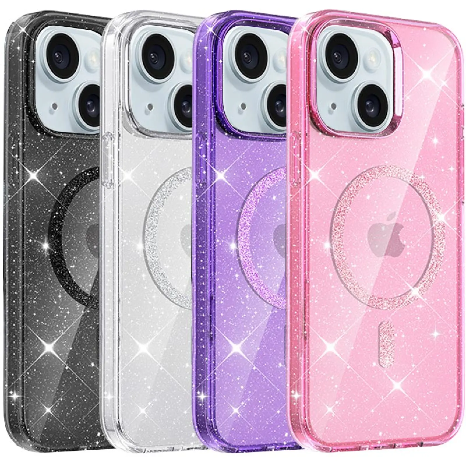 Etui TPU Eclipse Sparkle (MagFit) do Apple iPhone 15 (6.1"), TPU