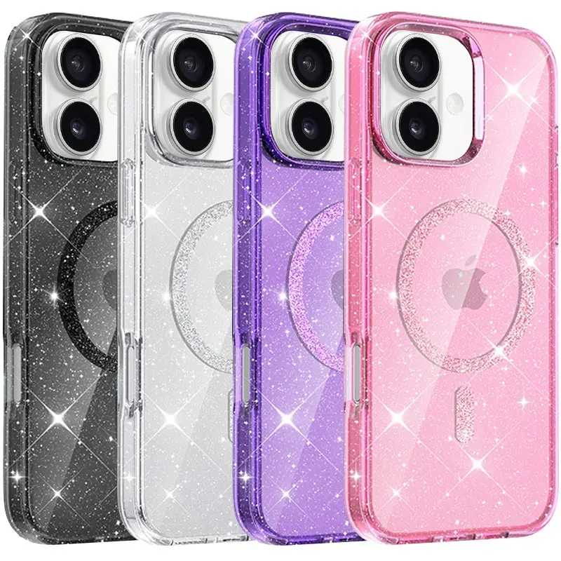 Etui TPU Eclipse Sparkle (MagFit) do Apple iPhone 16 (6.1"), TPU