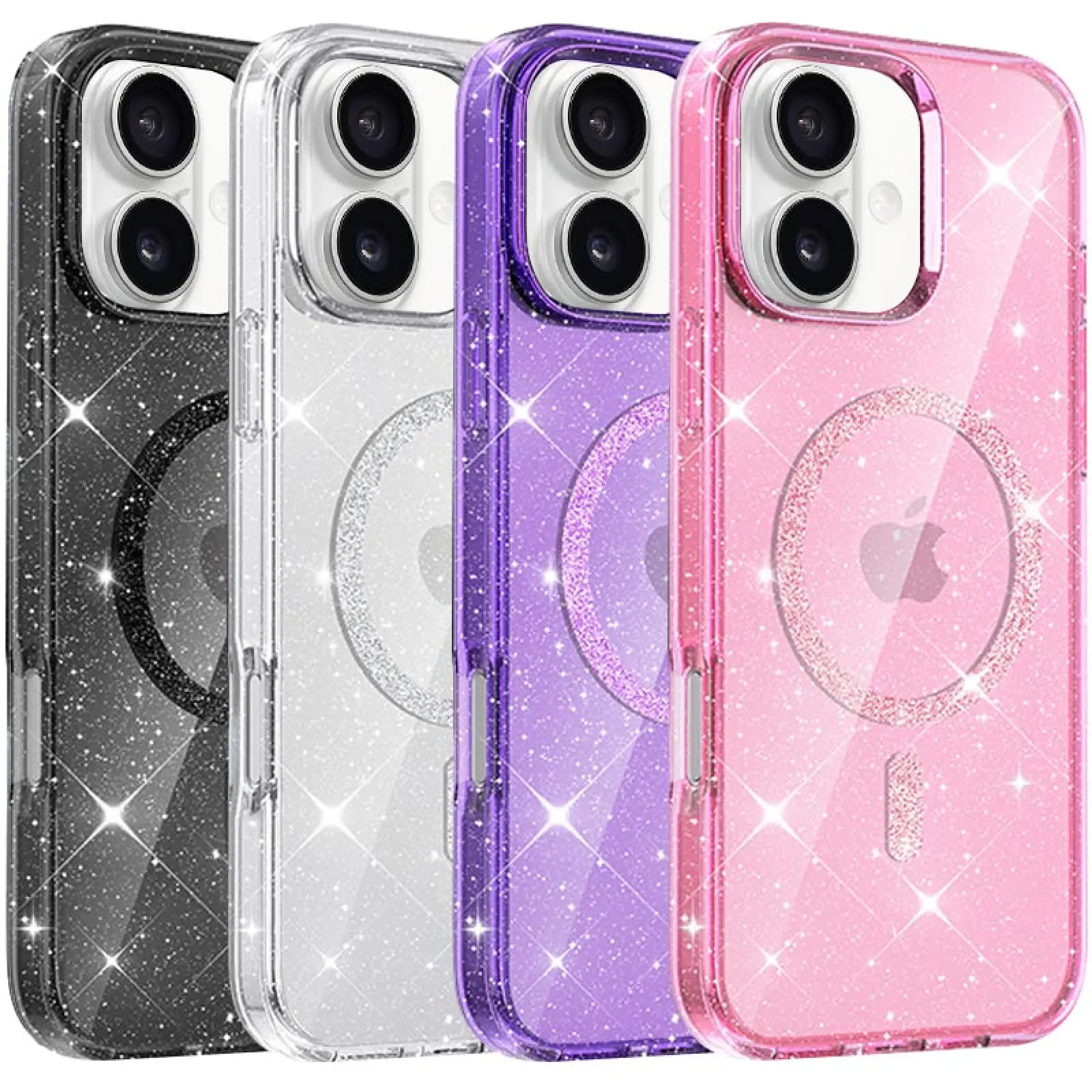Etui TPU Eclipse Sparkle (MagFit) do Apple iPhone 16 (6.1"), TPU
