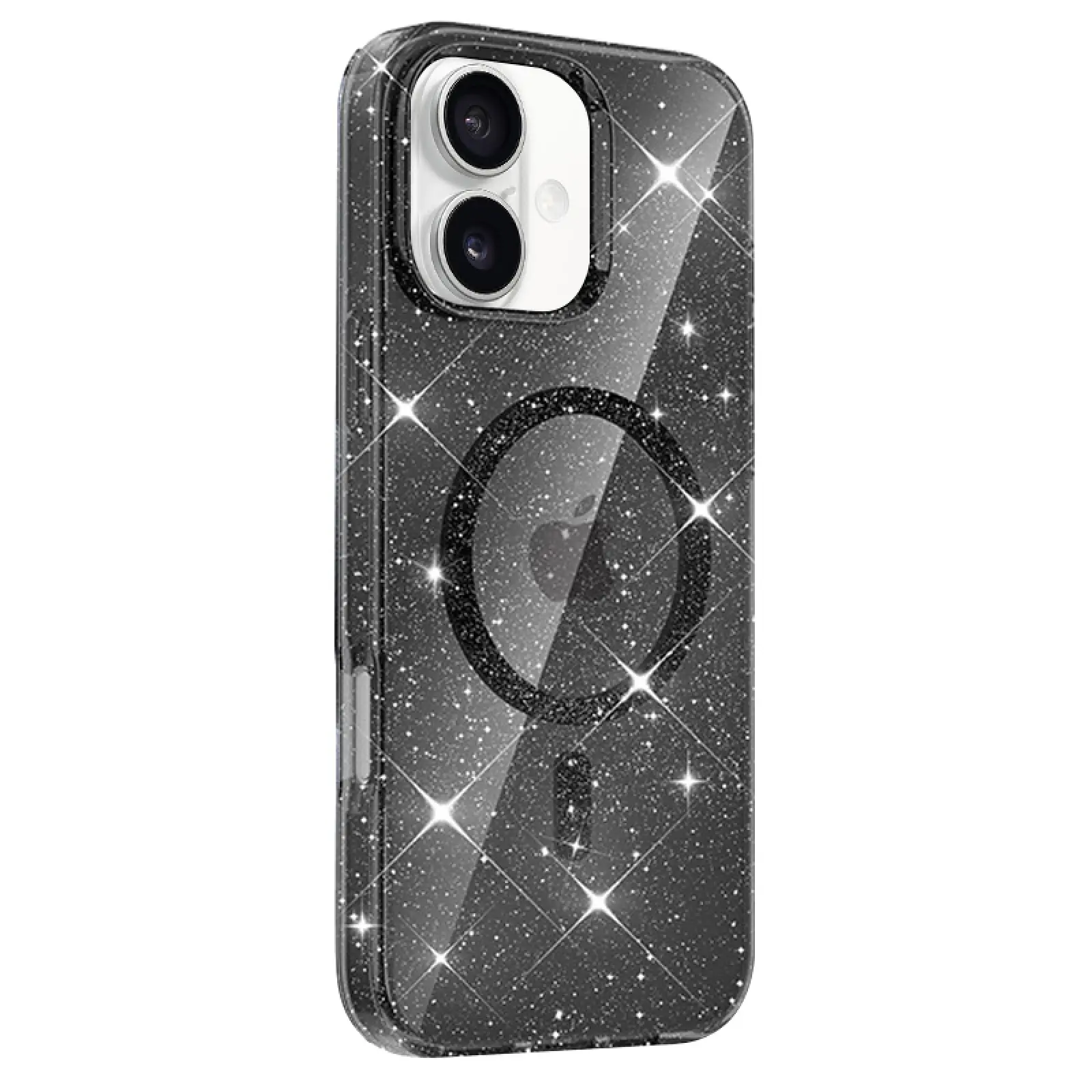 Etui TPU Eclipse Sparkle (MagFit) do Apple iPhone 16 (6.1"), Black 1, TPU