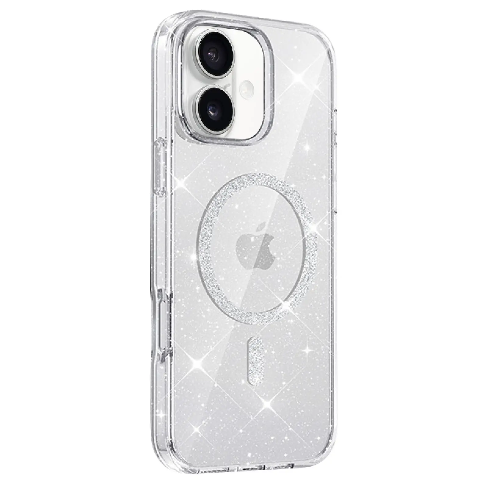 Etui TPU Eclipse Sparkle (MagFit) do Apple iPhone 16 (6.1"), Clear 1, TPU