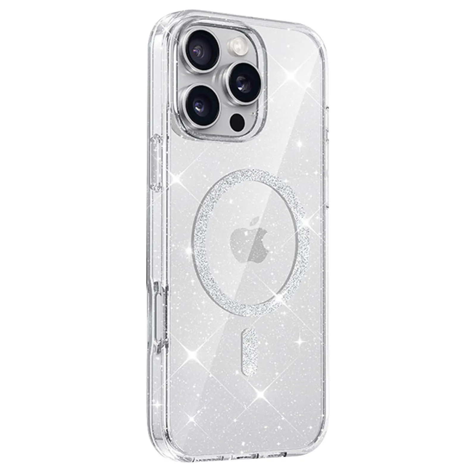 Etui TPU Eclipse Sparkle (MagFit) do Apple iPhone 16 Pro (6.3"), Clear 7, TPU