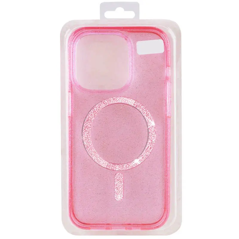 Etui TPU Eclipse Sparkle (MagFit) do Apple iPhone 16 Pro (6.3"), Pink 2, TPU