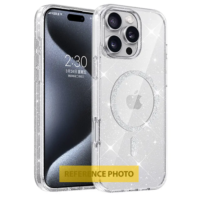 Etui TPU Eclipse Sparkle (MagFit) do Apple iPhone 17 Air (6.5"), Clear, TPU