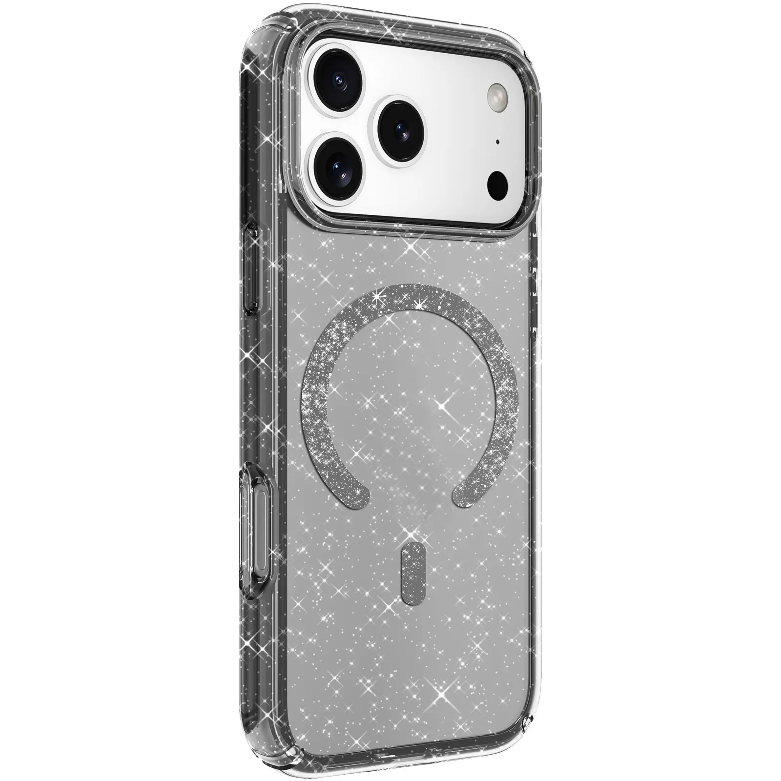 Etui TPU Eclipse Sparkle (MagFit) do Apple iPhone 17 Pro Max (6.9"), Black 1, TPU