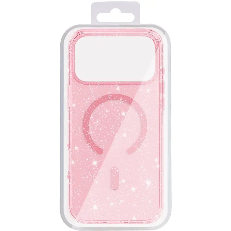 Etui TPU Eclipse Sparkle (MagFit) do Apple iPhone 17 Pro Max (6.9"), Pink 4, TPU