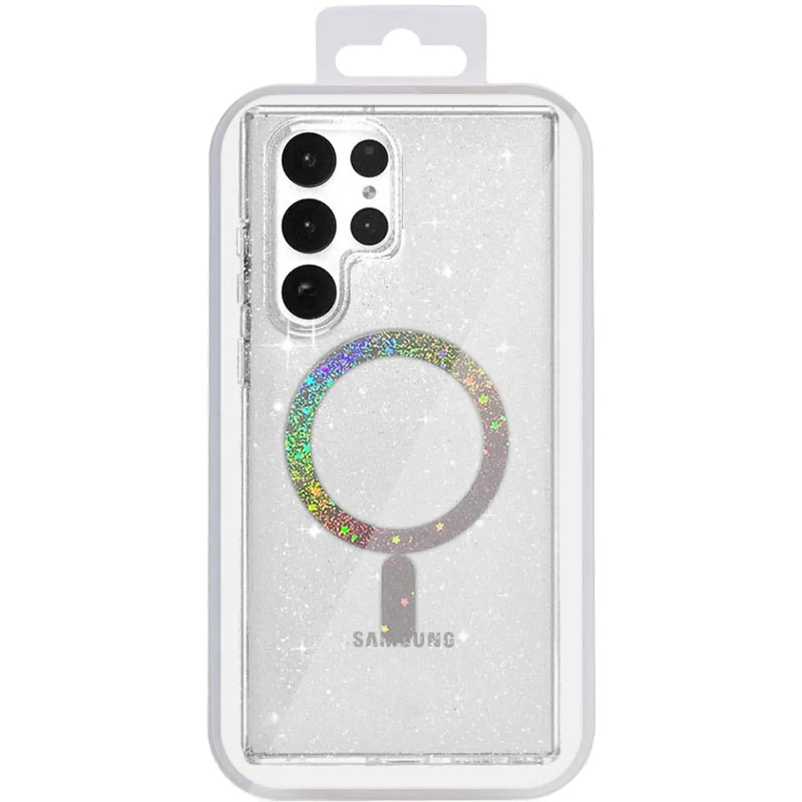 Etui TPU Eclipse Sparkle (MagFit) do Samsung Galaxy S26 Ultra, Clear 5, TPU