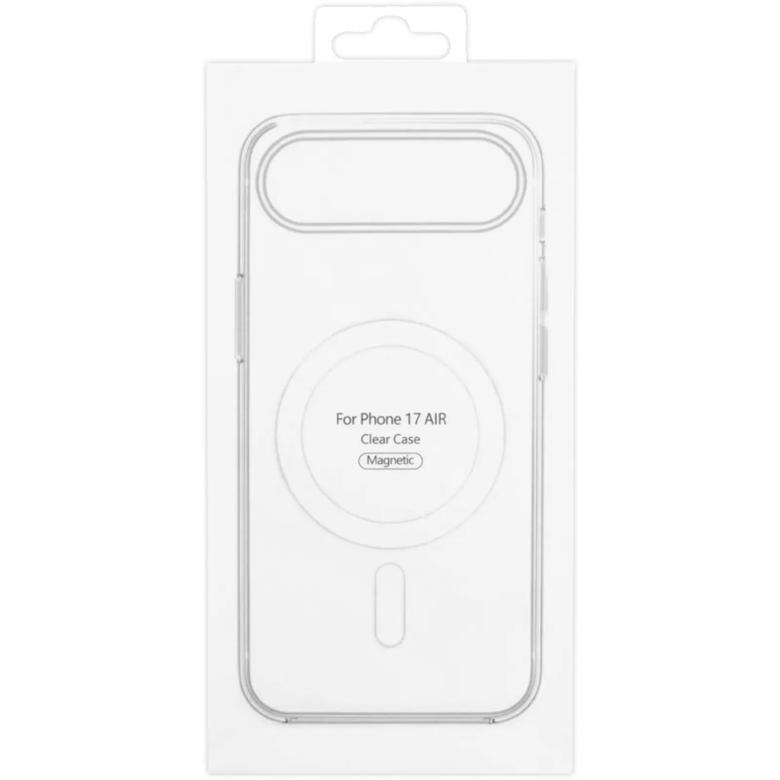 Чохол TPU Clear Case with MagSafe для Apple iPhone 17 Air (6.5"), Clear 2, TPU