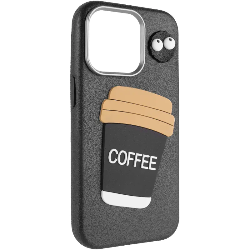 Etui TPU Leather Toys do Apple iPhone 11 Pro (5.8"), Coffee / Black, Sztuczna skóra