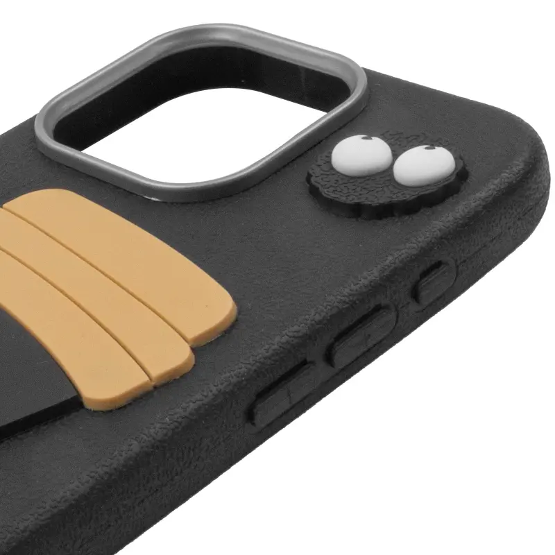 Etui TPU Leather Toys do Apple iPhone 12 Pro / 12 (6.1"), Coffee / Black 3, Sztuczna skóra