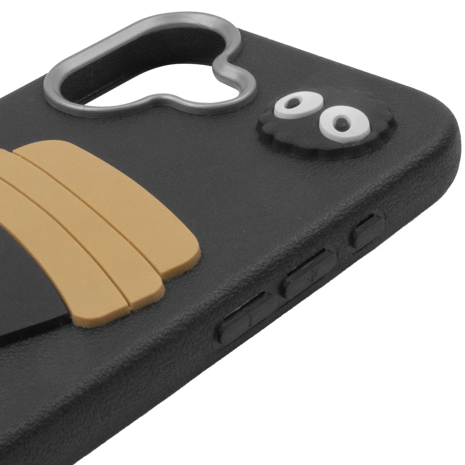 Etui TPU Leather Toys do Apple iPhone 16 (6.1"), Coffee / Black 3, Sztuczna skóra