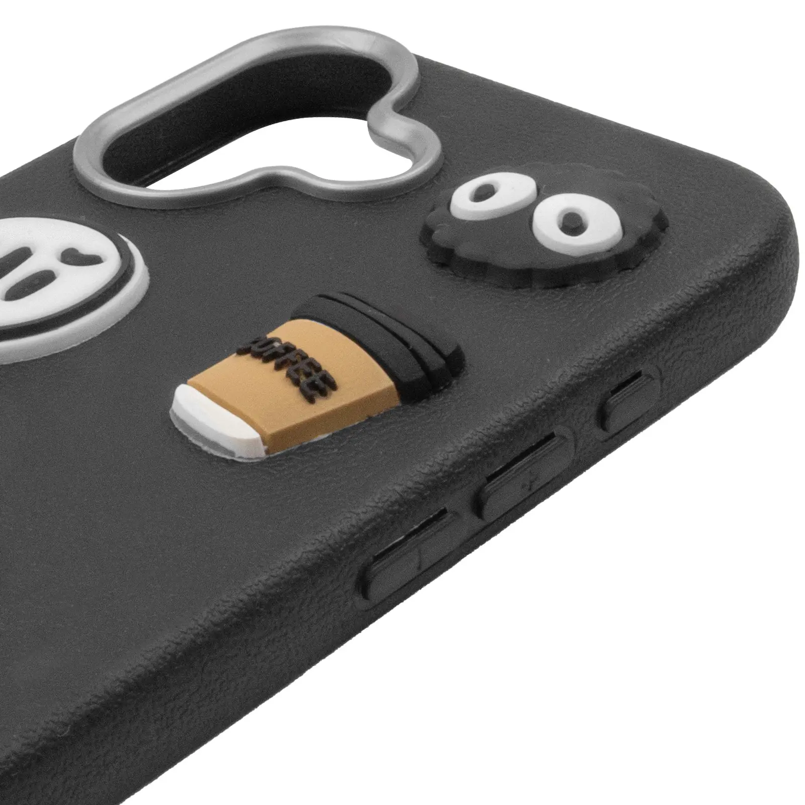 Etui TPU Leather Toys do Apple iPhone 16 (6.1"), Monster / Black 3, Sztuczna skóra