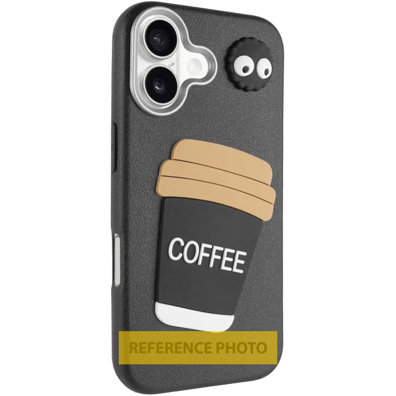 Etui TPU Leather Toys do Apple iPhone 17 Air (6.5"), Coffee / Black, Sztuczna skóra