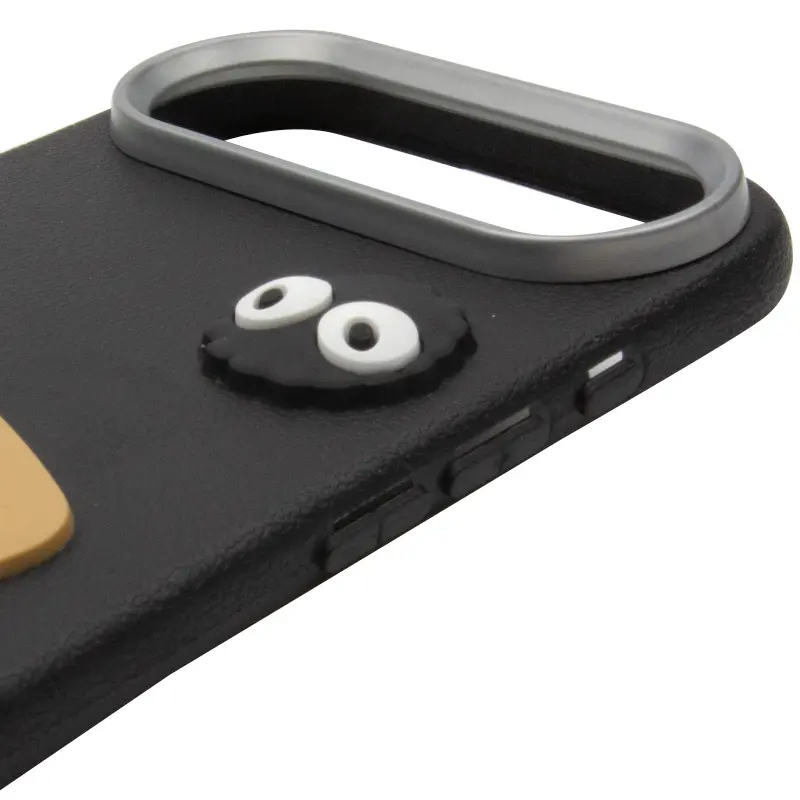 Чехол TPU Leather Toys для Apple iPhone 17 Air (6.5"), Coffee / Black 3, Искусственная кожа