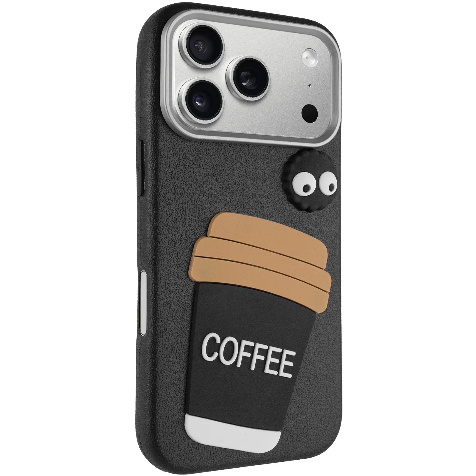 Etui TPU Leather Toys do Apple iPhone 17 Pro (6.3"), Coffee / Black, Sztuczna skóra