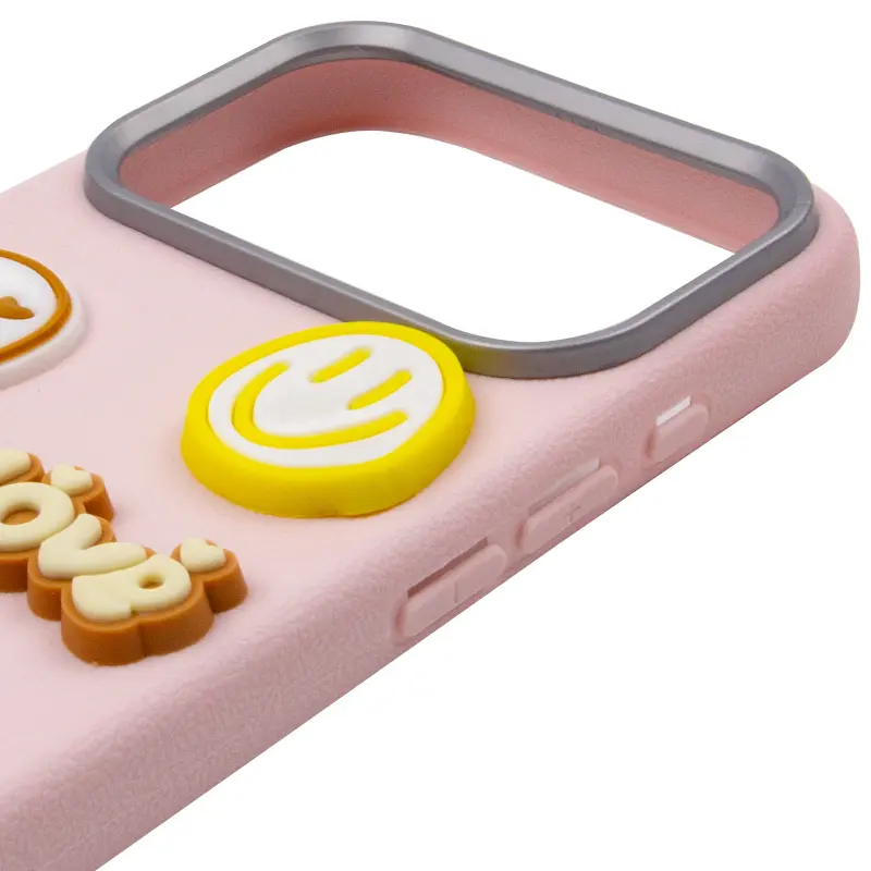 Etui TPU Leather Toys do Apple iPhone 17 Pro Max (6.9"), Capybara / Pink 3, Sztuczna skóra