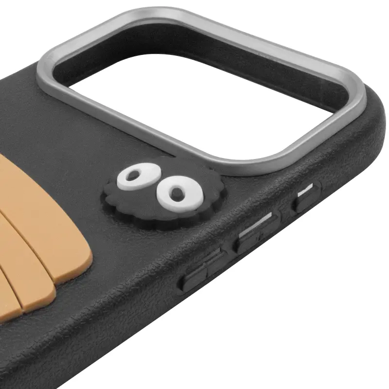 Etui TPU Leather Toys do Apple iPhone 17 Pro Max (6.9"), Coffee / Black 3, Sztuczna skóra